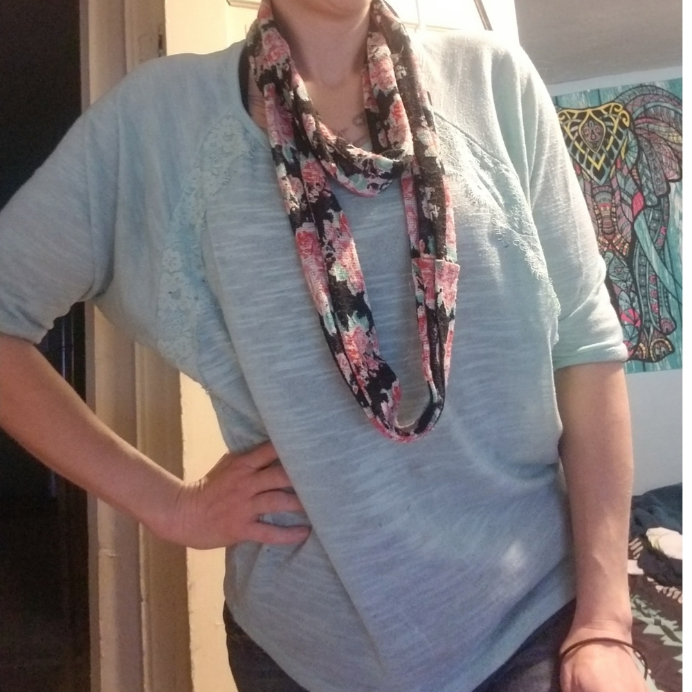 Set of 3 Teal Plus size blouses tops - Picture 2 of 7